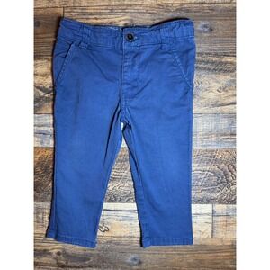Oshkosh‎ B'gosh Adjustable Waist Blue Navy Chino Pants Baby 12M